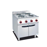 Four head electric circular plate cooking stove with cabinet holder