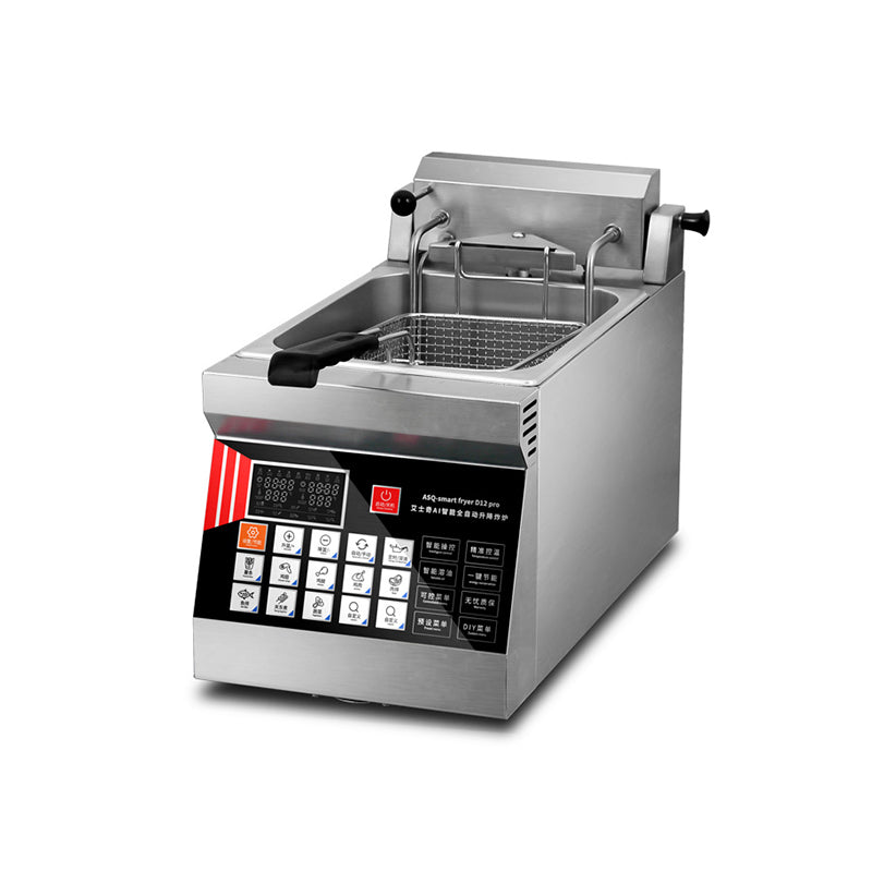 Desktop lifting small fryer computer version D12