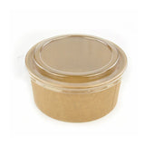 Round kraft paper packaging box